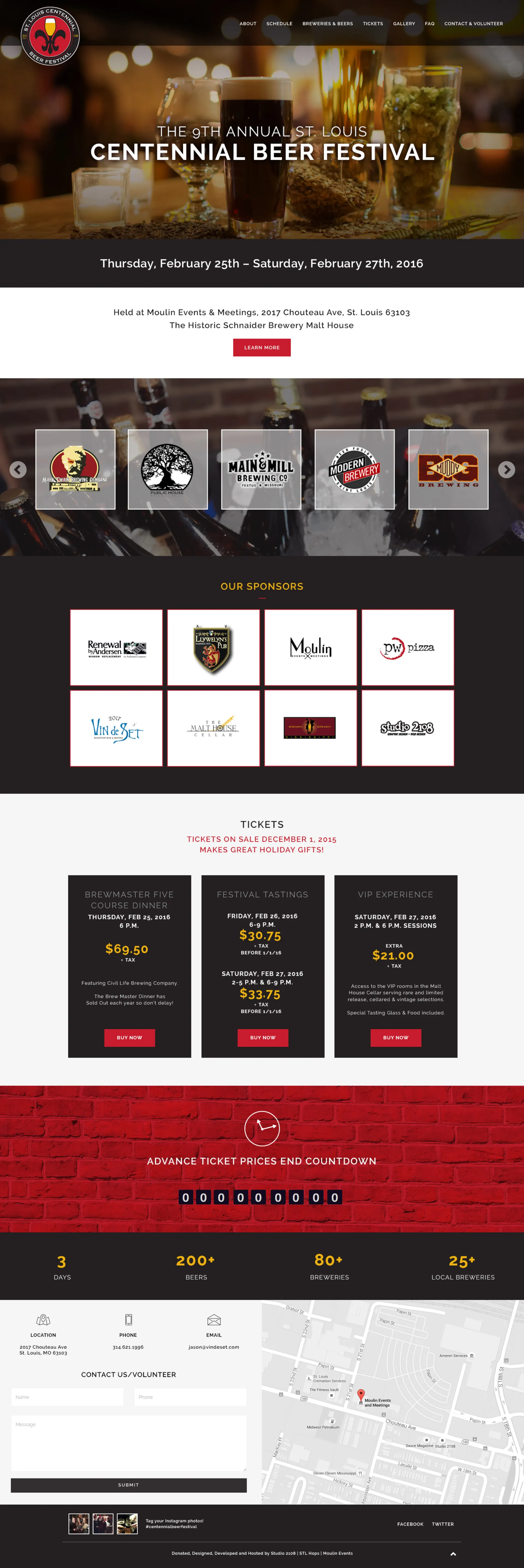 Beer festival website