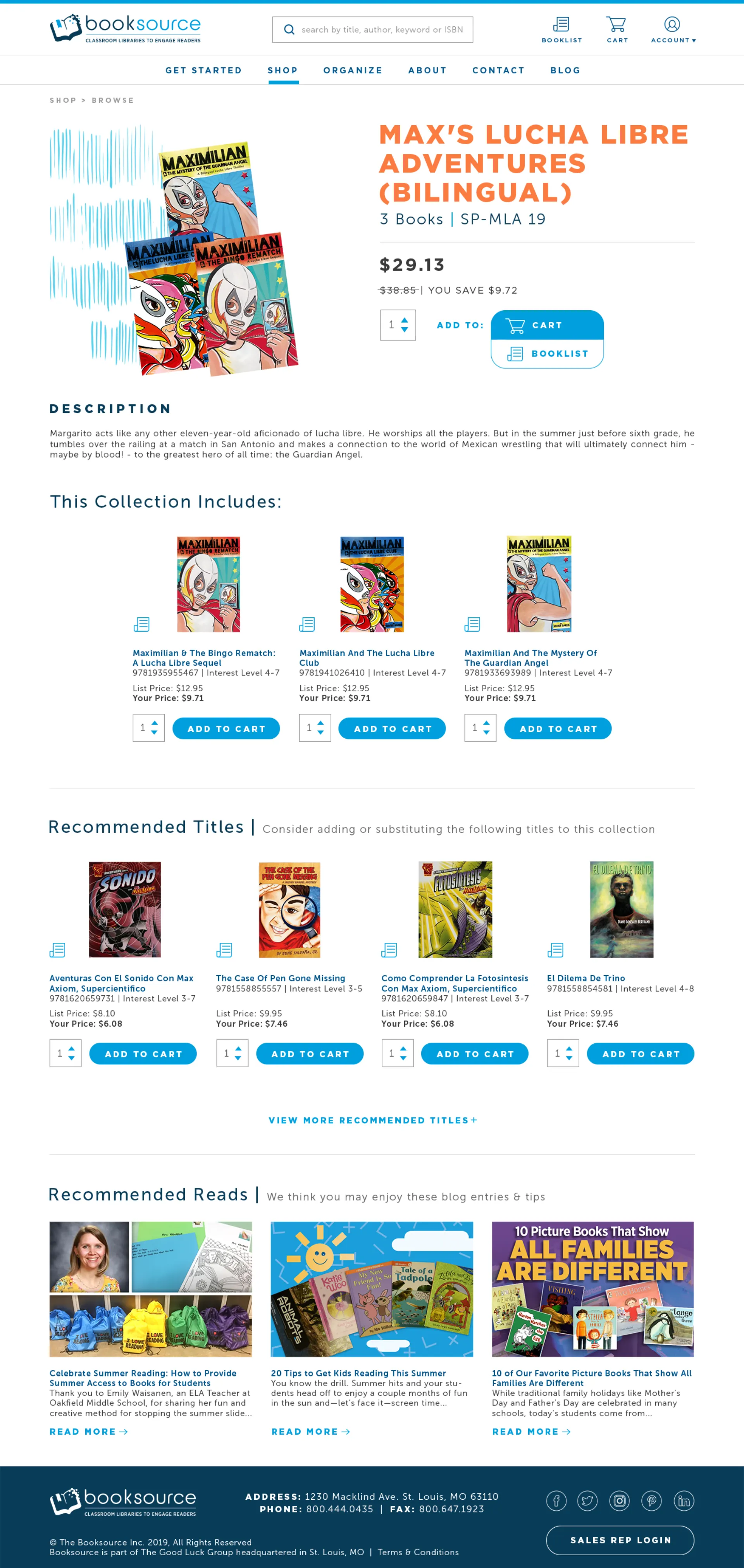 Booksource shop mockup