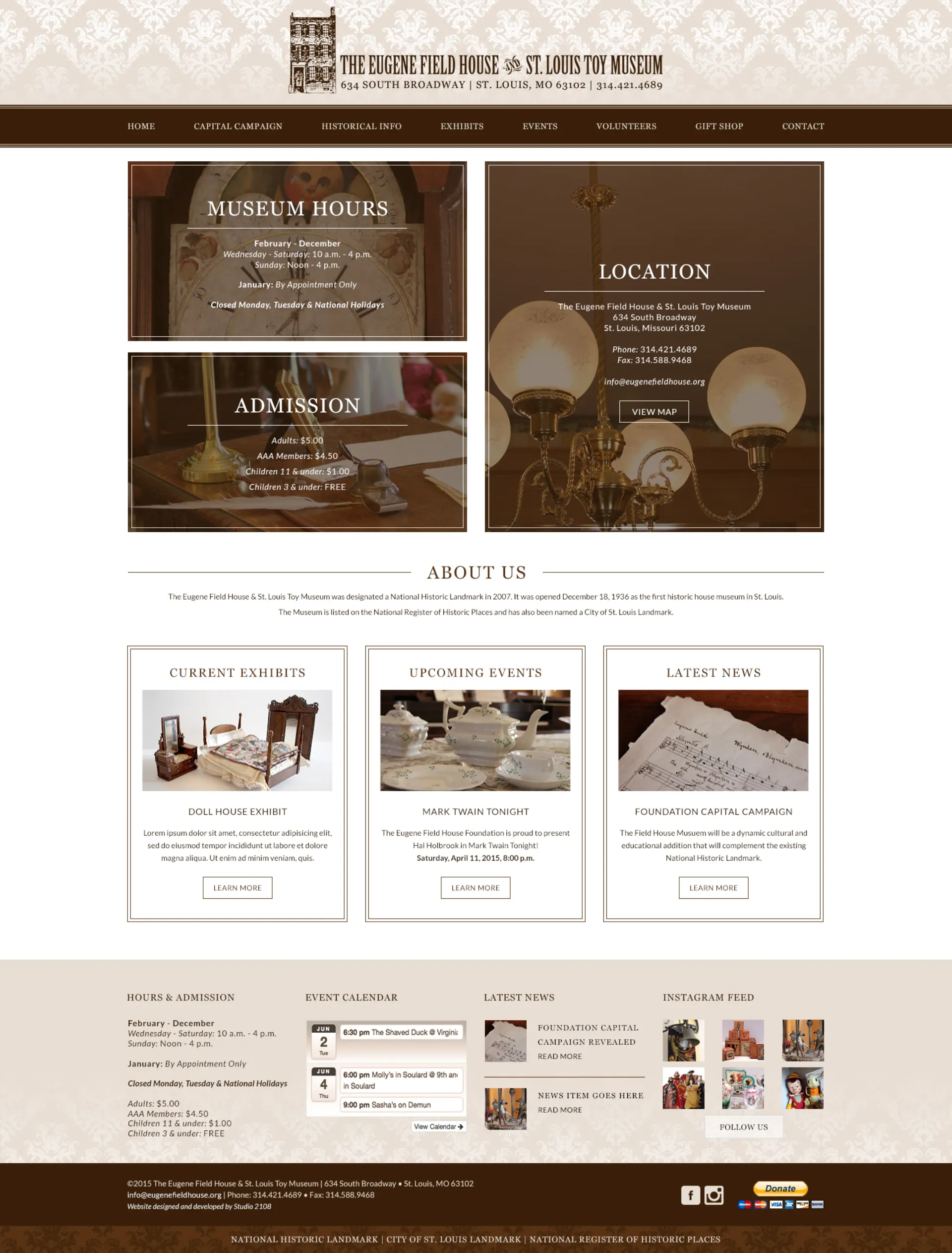 Eugene Field House Home Print