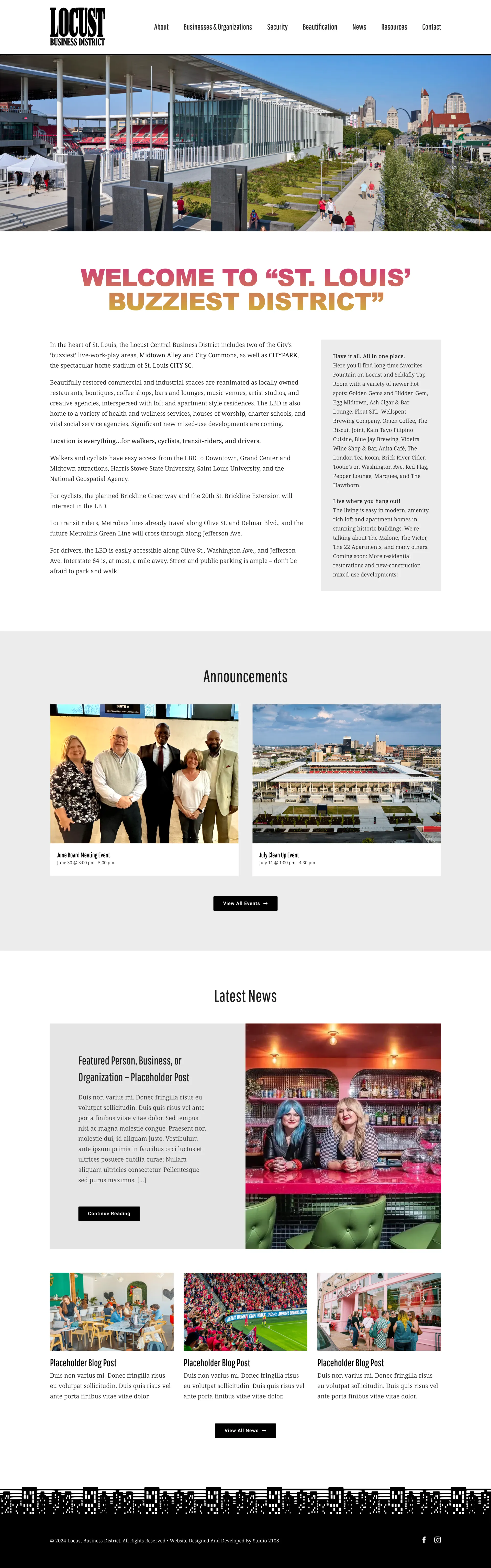Locust Business District website