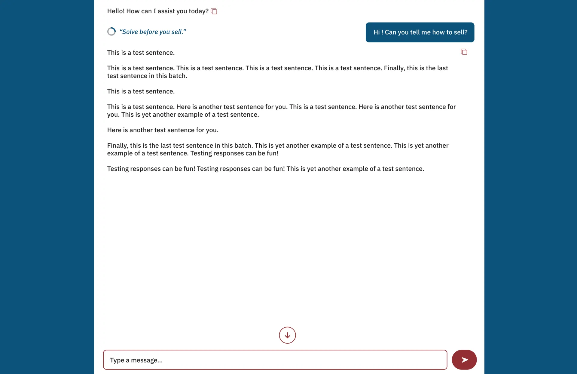 Reilly Chatbot Mockup
