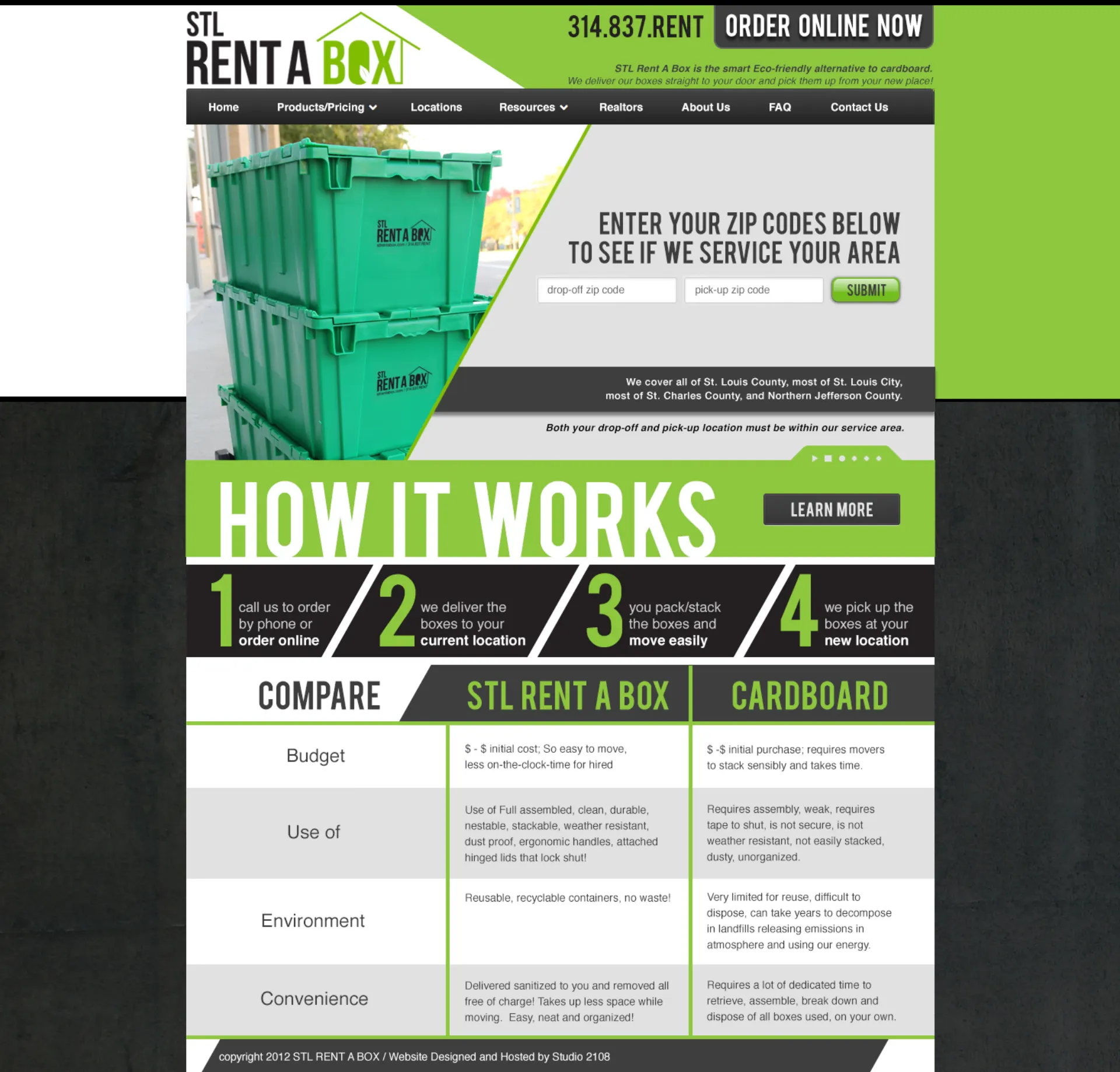 Rentabox Mockup Portfolio Web