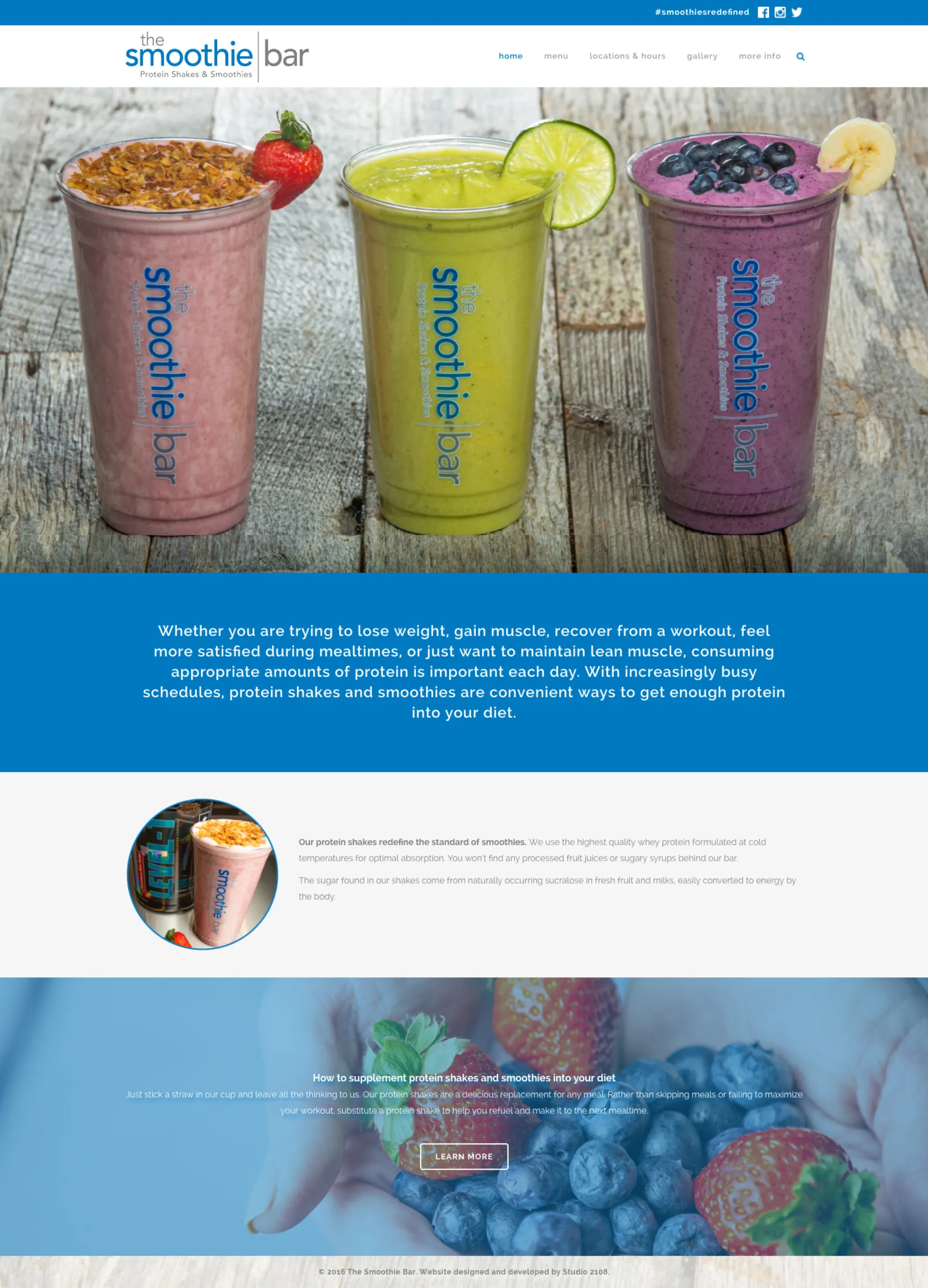 Smoothie Bar Home Web